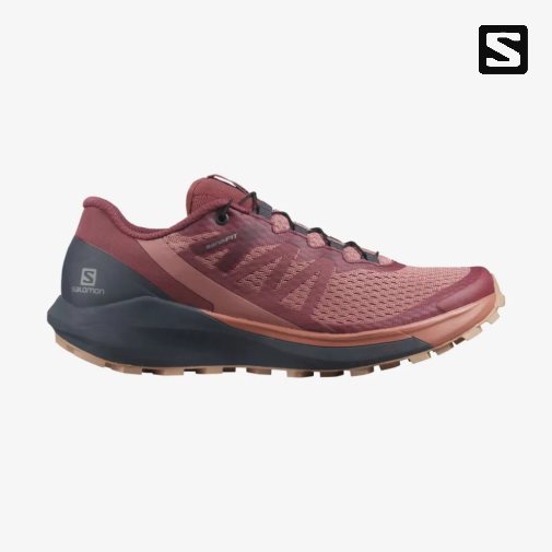 Sapatilhas Trail Running Salomon Sense Ride 4 Feminino Coral Vermelhas | PT K81263